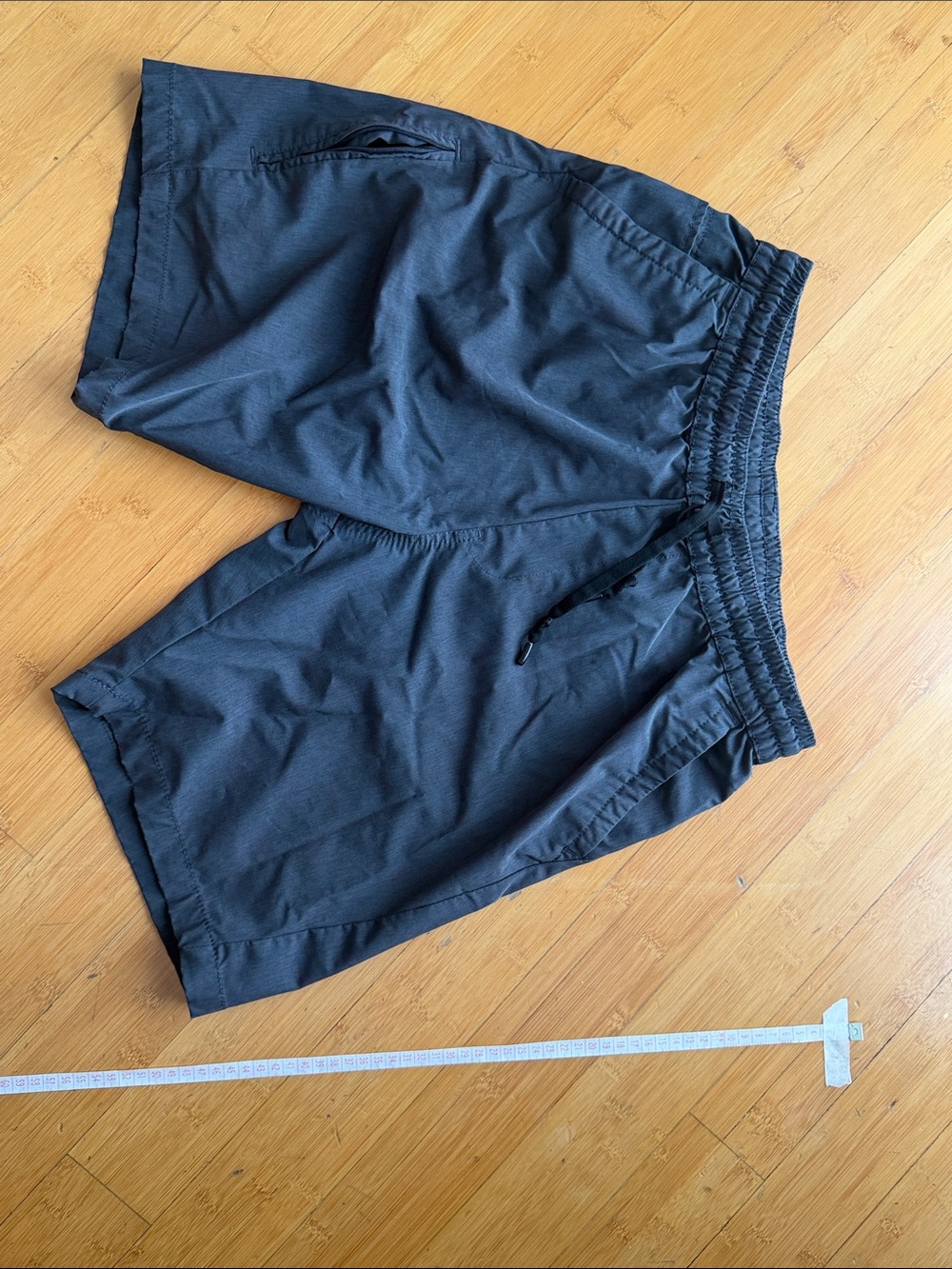 Kenneth Cole Dark Gray Athletic Drawstring Shorts